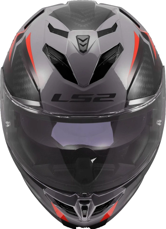 LS2 FF818 STORM III DYNAMO Helmet - Grey Red, 3XL