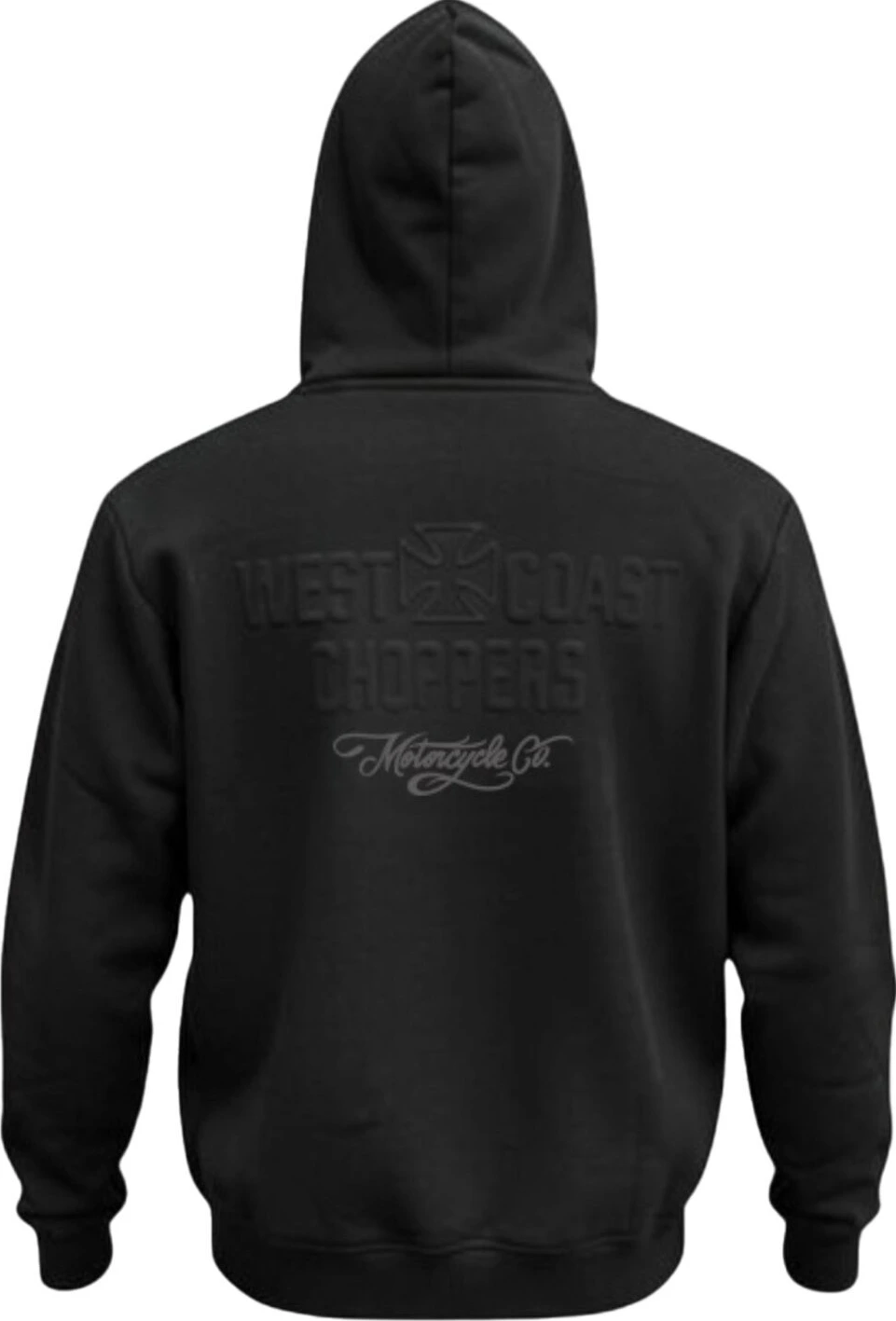 WCC Embossed hoodie, Black, S