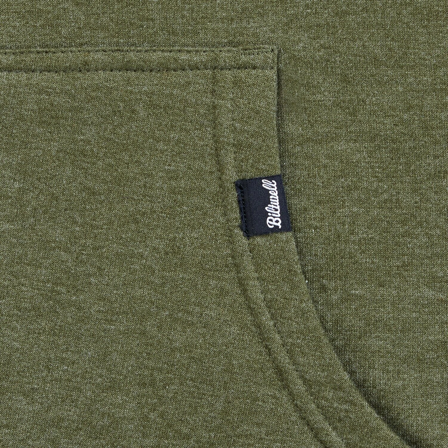 Biltwell Stencip zip hoodie green, M