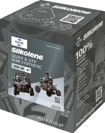 Silkolene QUAD & UTV 10W-40 4L CUBE (4)