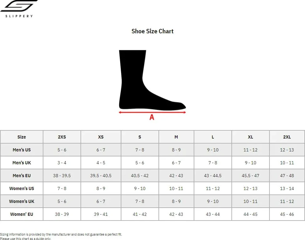 SHOE SLIPPERY AMP BK 6