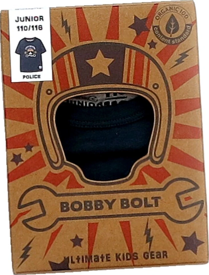 Bobby Bolt Marshall t-shirt, Navy, 146/152