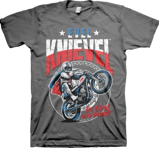 Evel Knievel Wheelie T-shirt