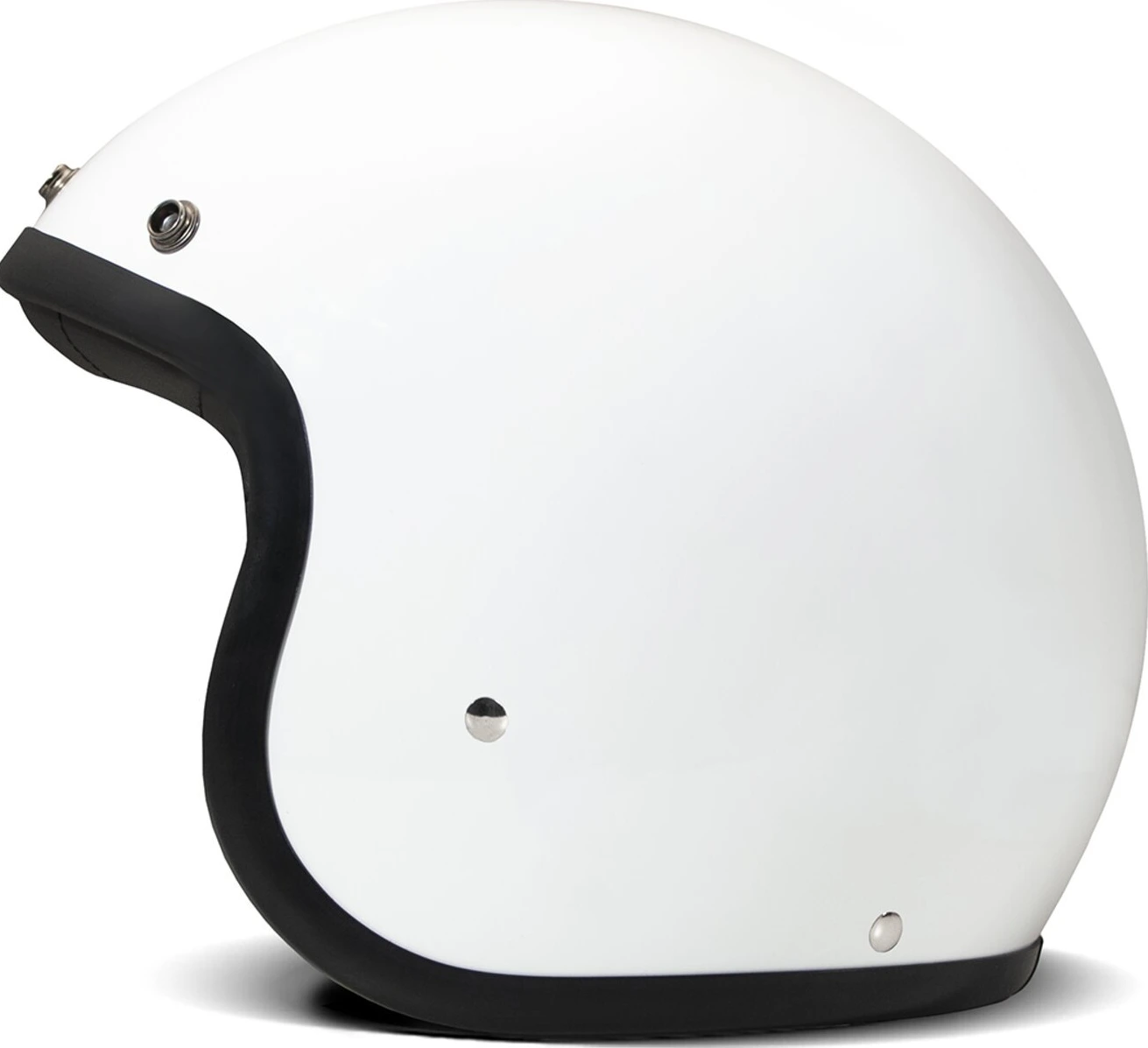 DMD Retro helmet, solid White, White, S, Gloss