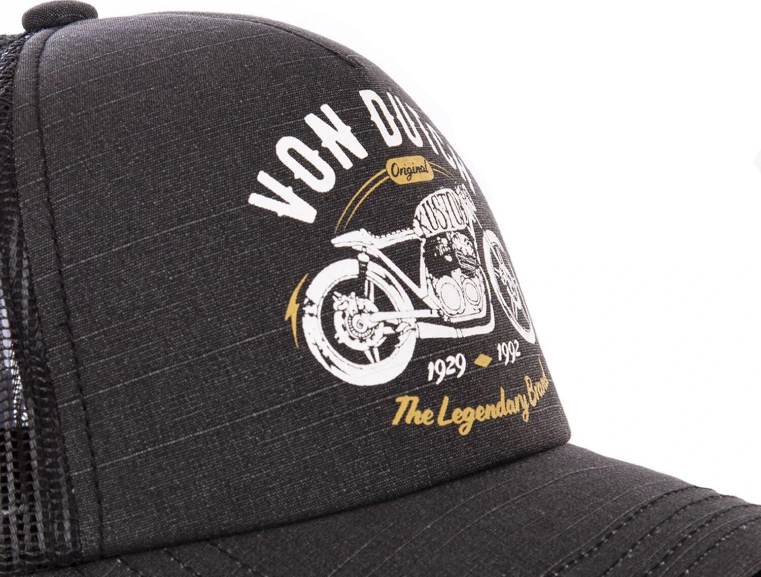 Von Dutch Trucker cap Crew9, Black