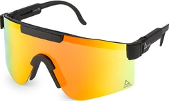 AMOQ Comet Sunglasses Black - Red Mirror
