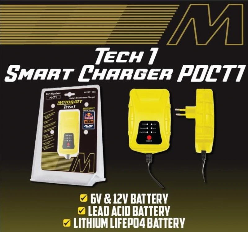 Зарядное устройство Motobatt Tech1 6/12V 1Amp
