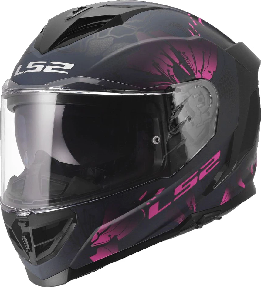 LS2 FF818 STORM III BURST Helmet - L, Black Pink