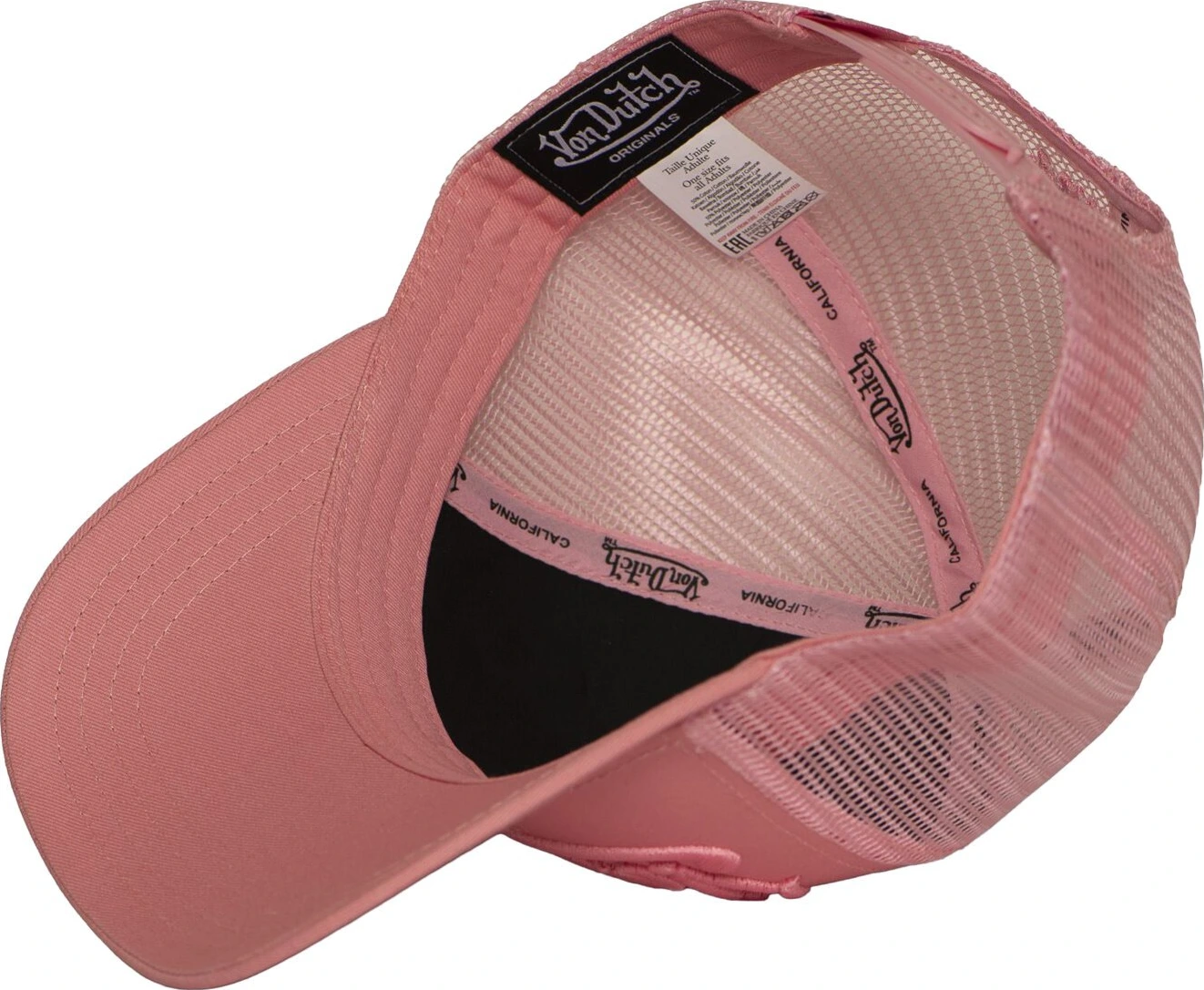Von Dutch Embroidery Style cap, Pink