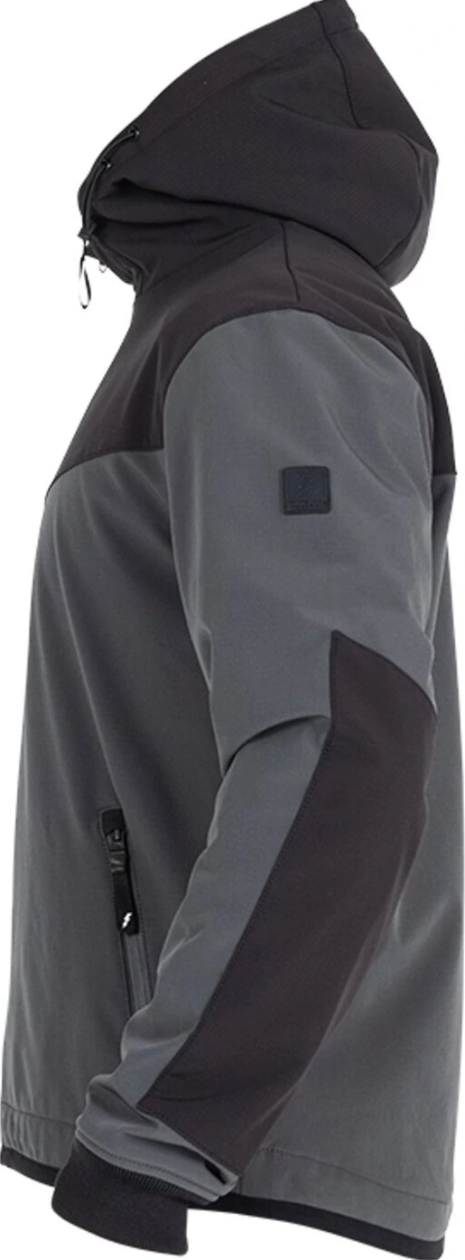 John Doe Hoodie V3 Softshell Rip-Stop, grey, Black, 2XL