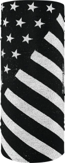 ZANheadgear Motley Tube polyester black & white flag