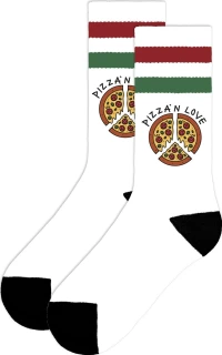 American Socks Pizza'n Love Mid High socks