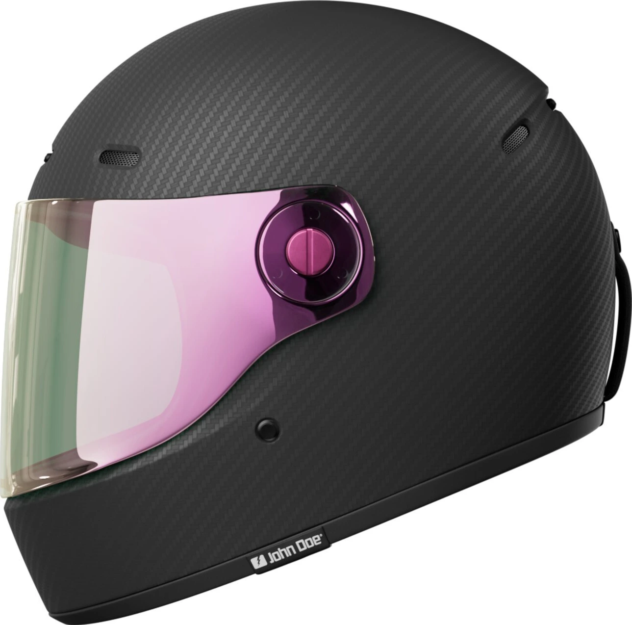 John Doe JD/ONE Frozen helmet, carbon, XS, Matte