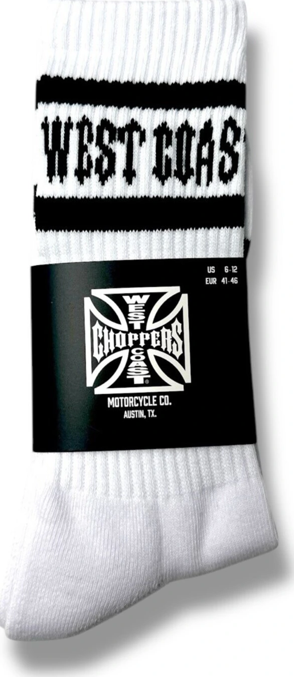 WCC OG Crew socks, White