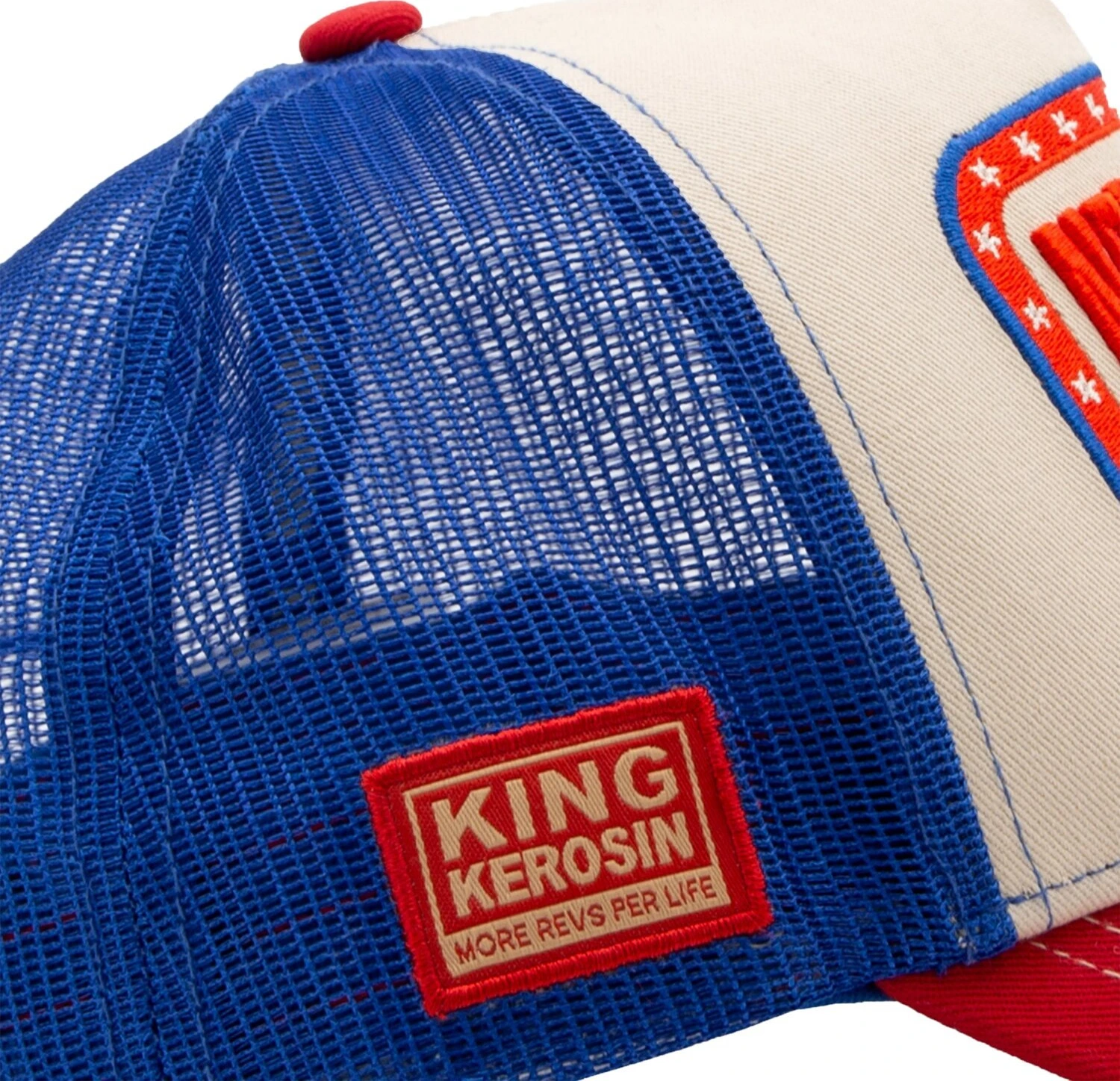King Kerosin Never Grow Up trucker cap, Beige