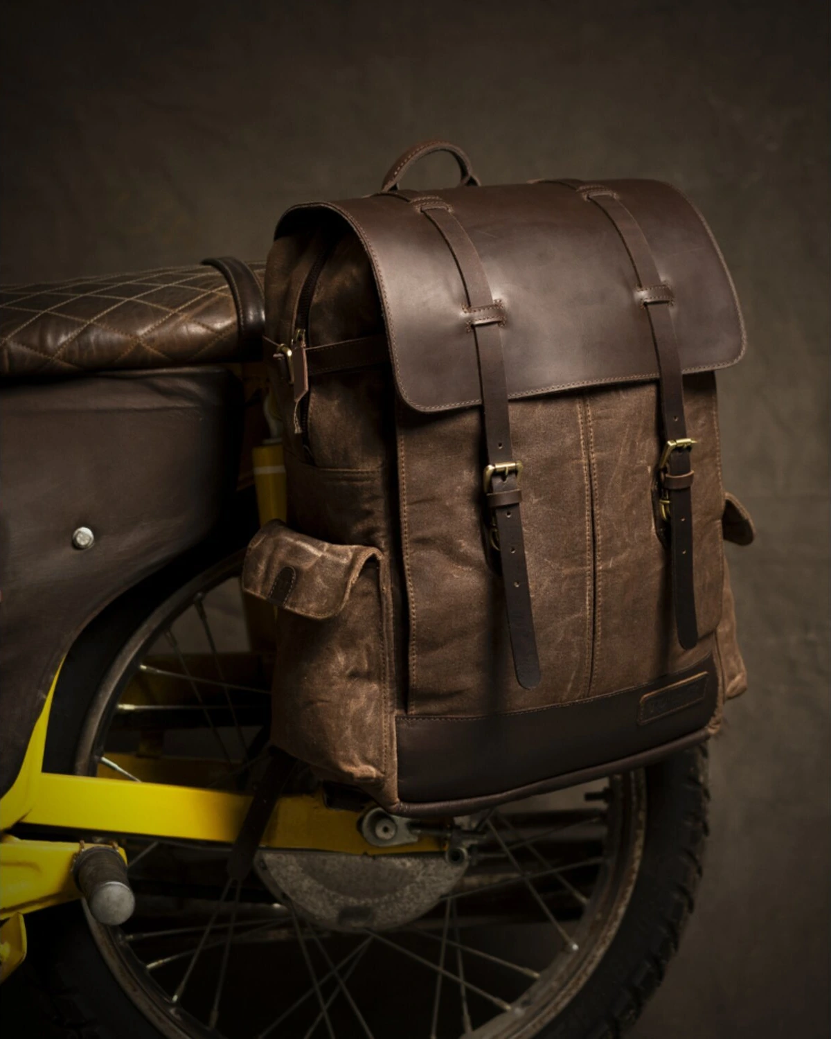 Trip Machine Rambler backpack bag, tobacco brown