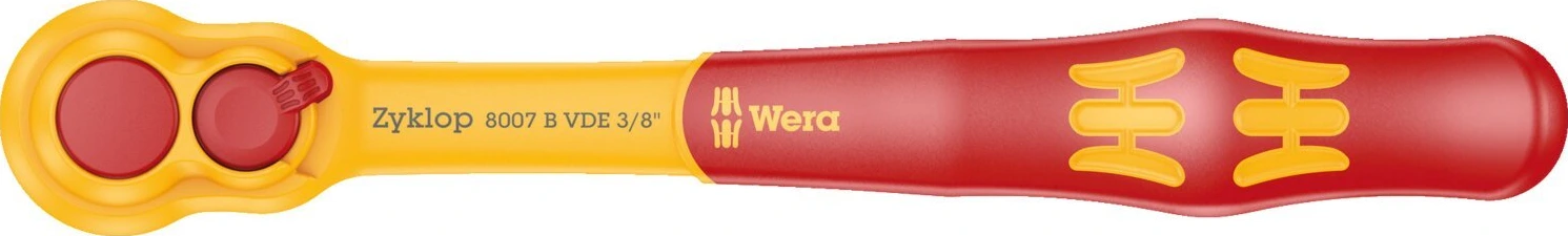 Wera B Zyklop VDE 3/8 ratchet 8007, 222 mm