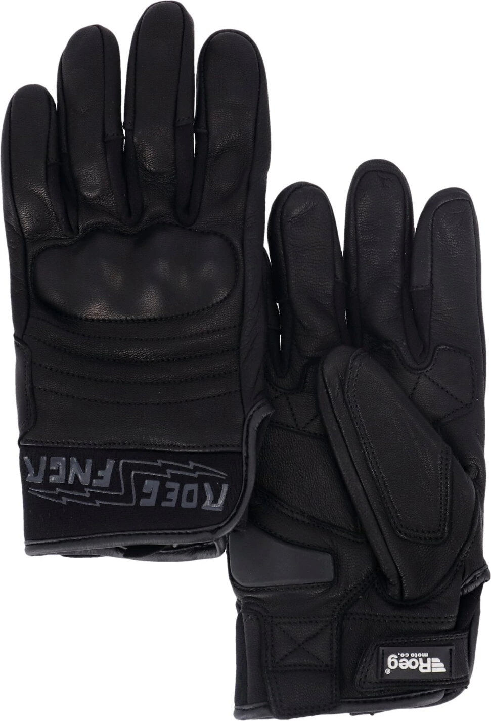 Roeg FNGR All-Leather gloves black