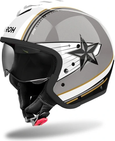 Airoh Helmet J 110 Command Gold Glitter, M
