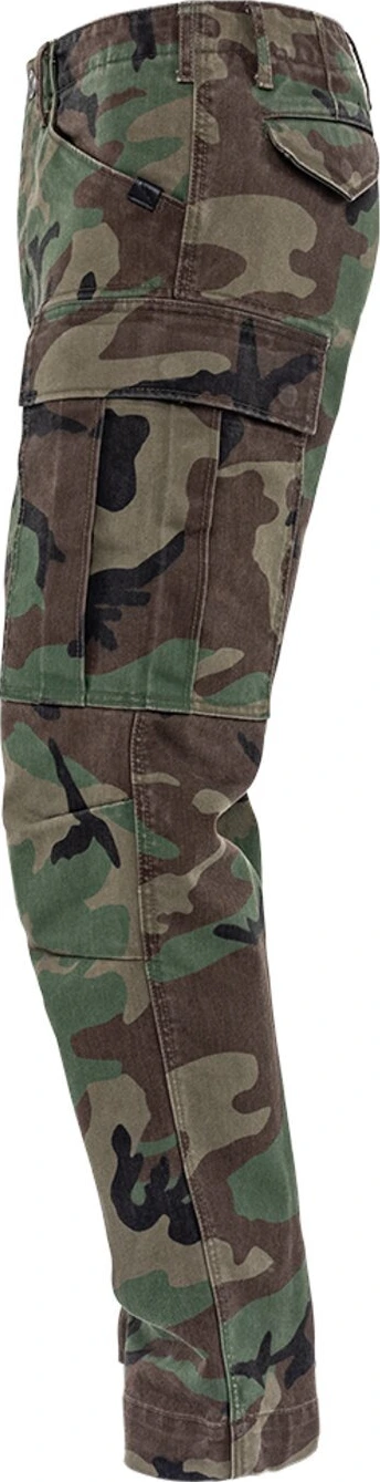 John Doe Regular cargo mono pants, camouflage Green, 38/32