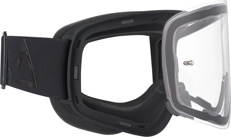AMOQ MX Goggles Vision Magnetic Blackout - Clear