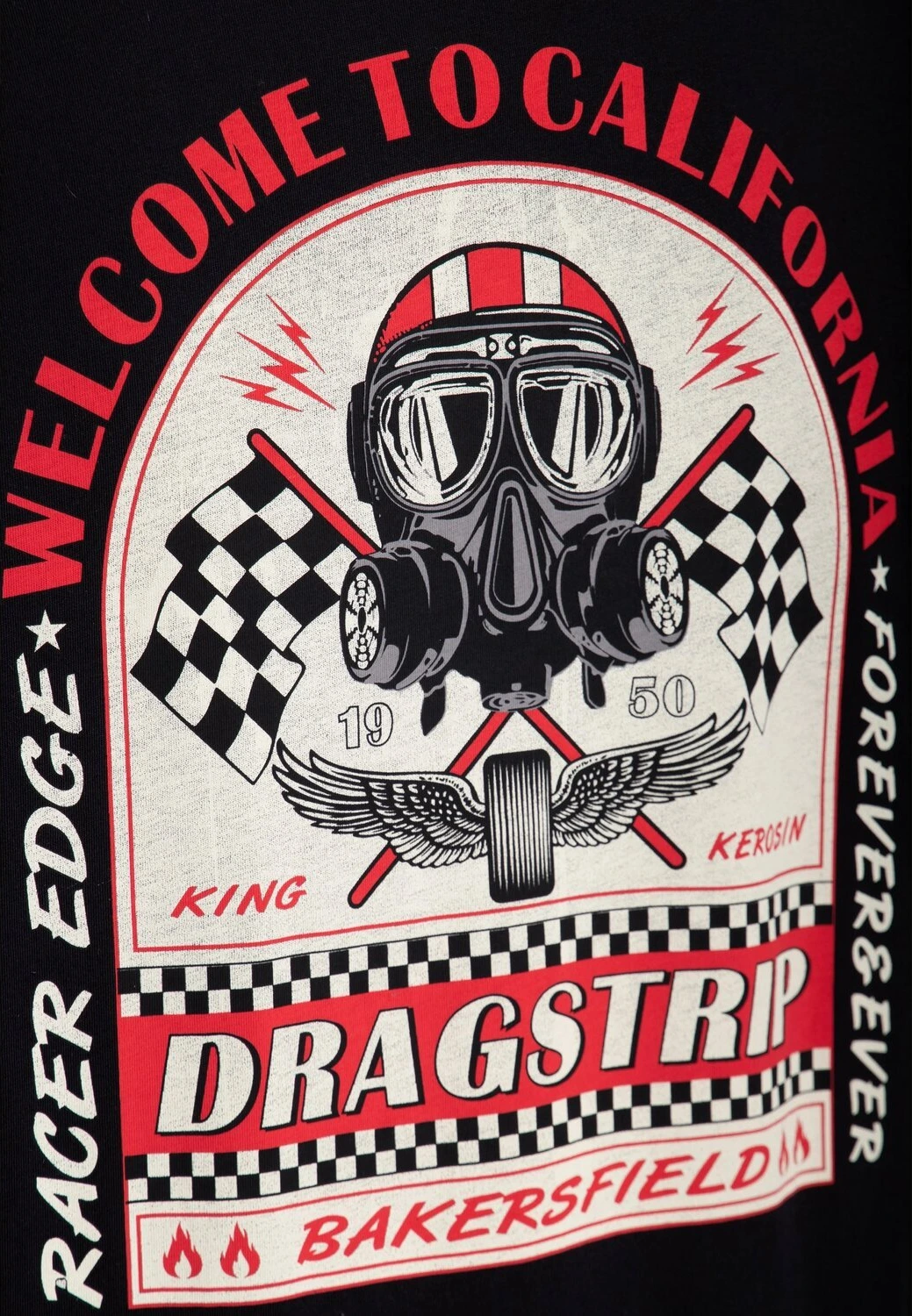 King Kerosin Welcome to California t-shirt, Black, M