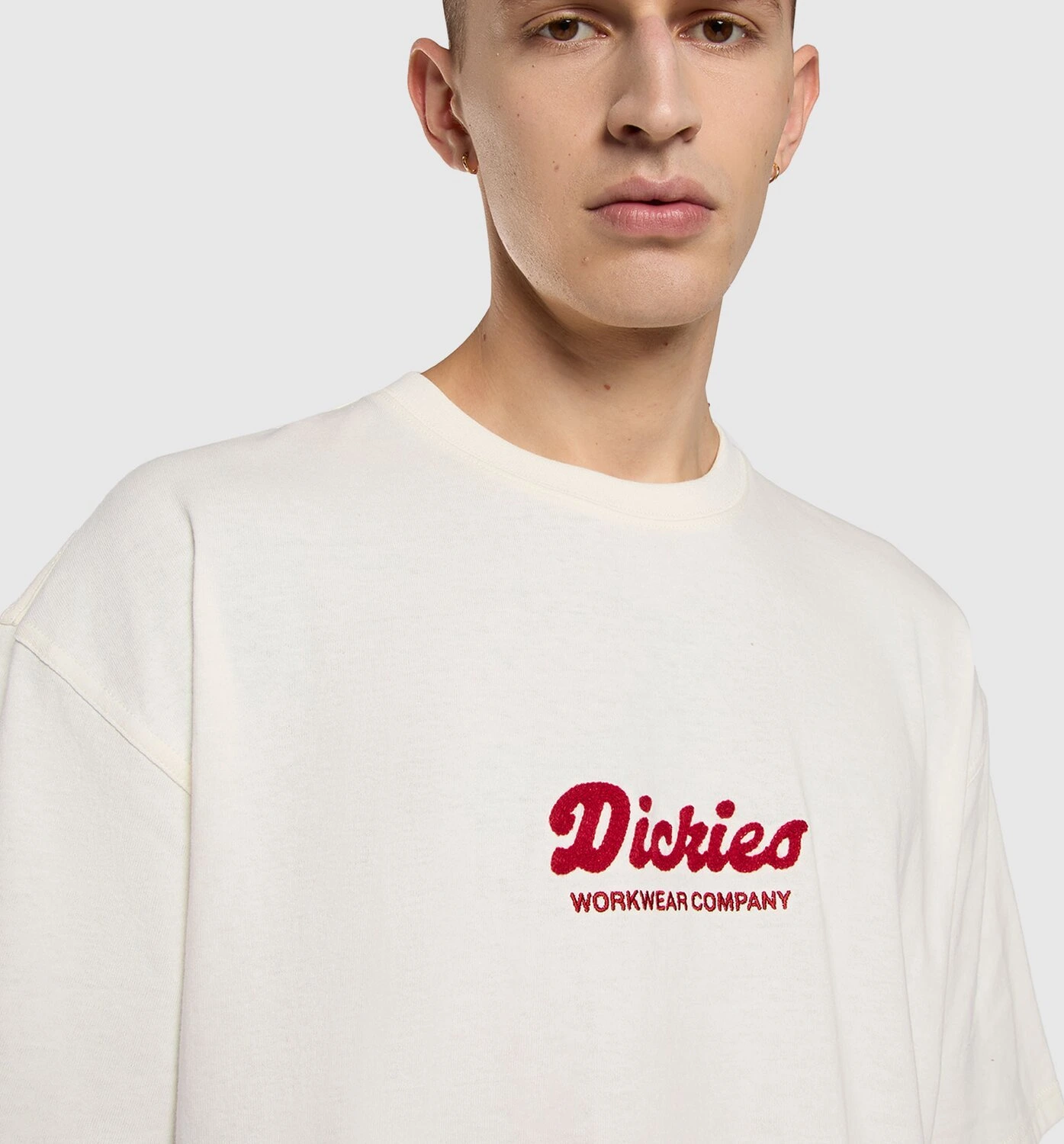 Dickies Lewistown Embro t-shirt, egret White, 2XL