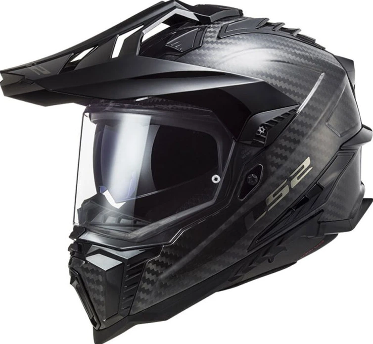 LS2 MX701 C EXPLORER Solid helmet - XL, Gloss Carbon