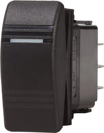 Blue Sea Water resistant Contura III Switches Black