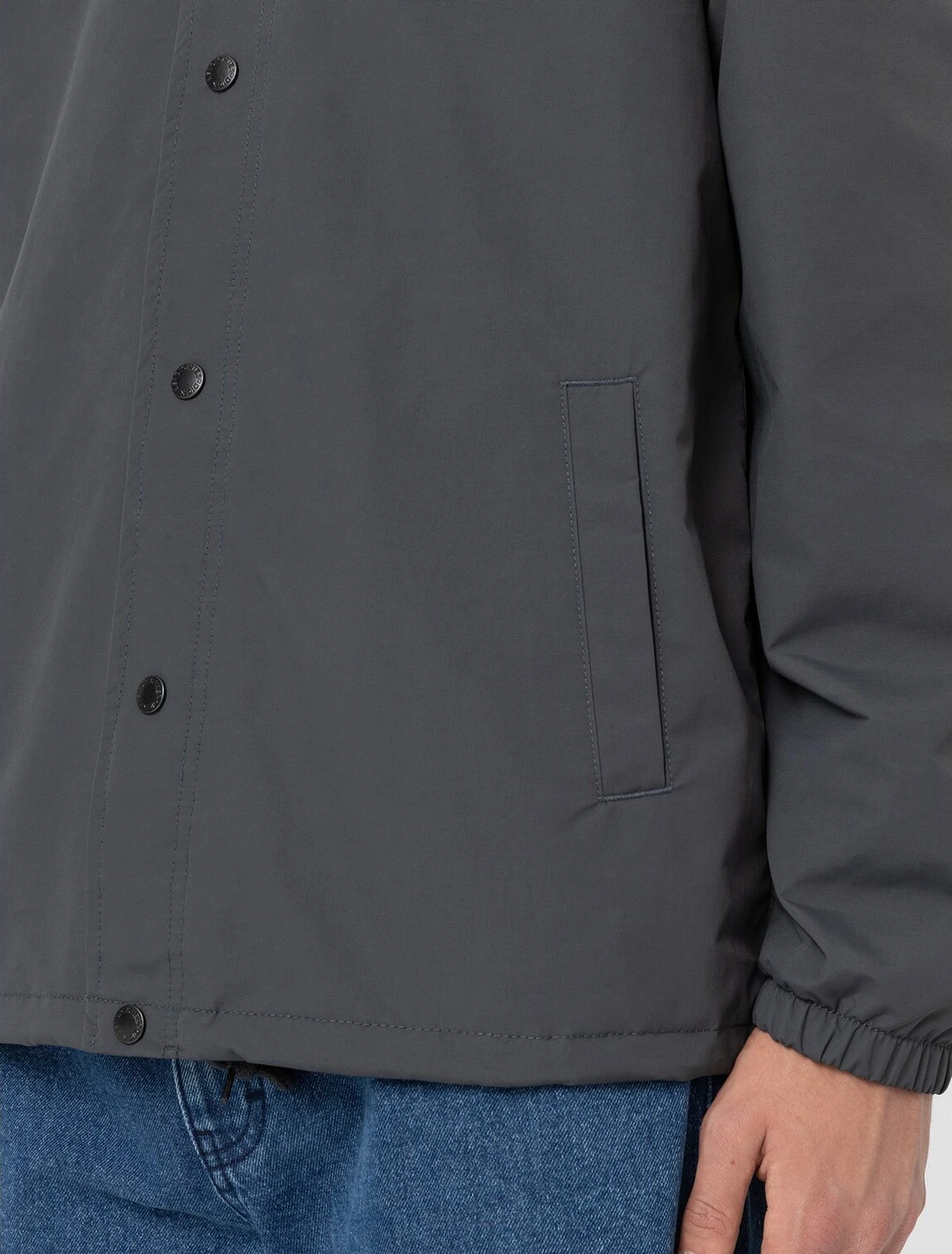 Dickies Oakport coach jacket, charcoal, Gray, 2XL