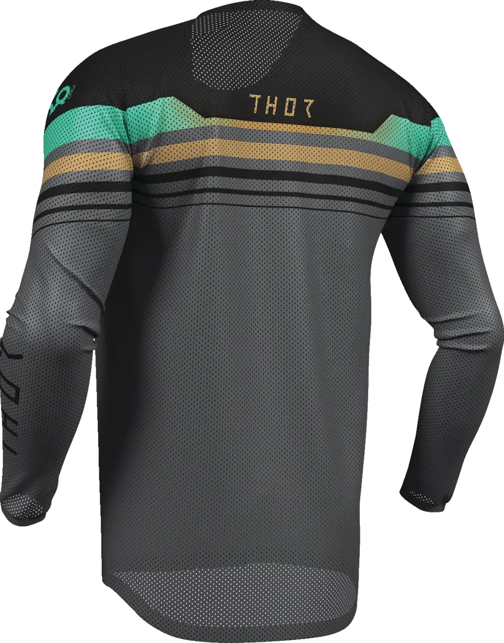 JERSEY LAUNCHMODE-VENT RAPTOR BLK/CH M
