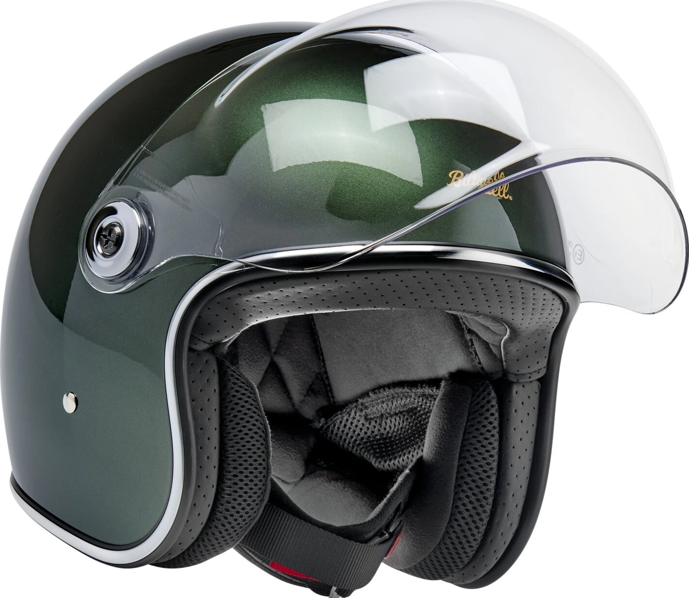 Biltwell Tahoe helmet, sierra Green, Green, L, Metallic