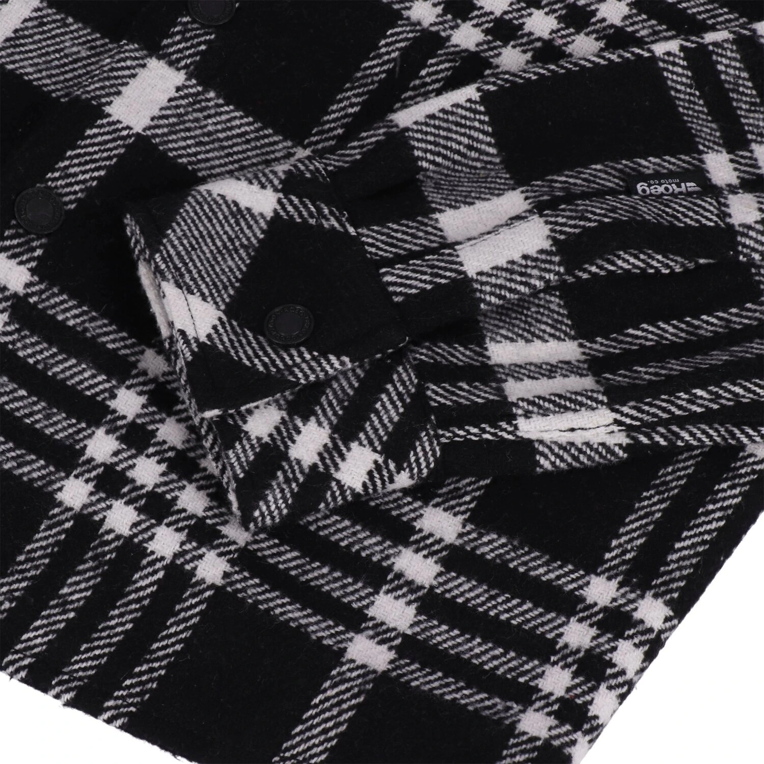 Roeg Blaze Flannel shirt, Black, S