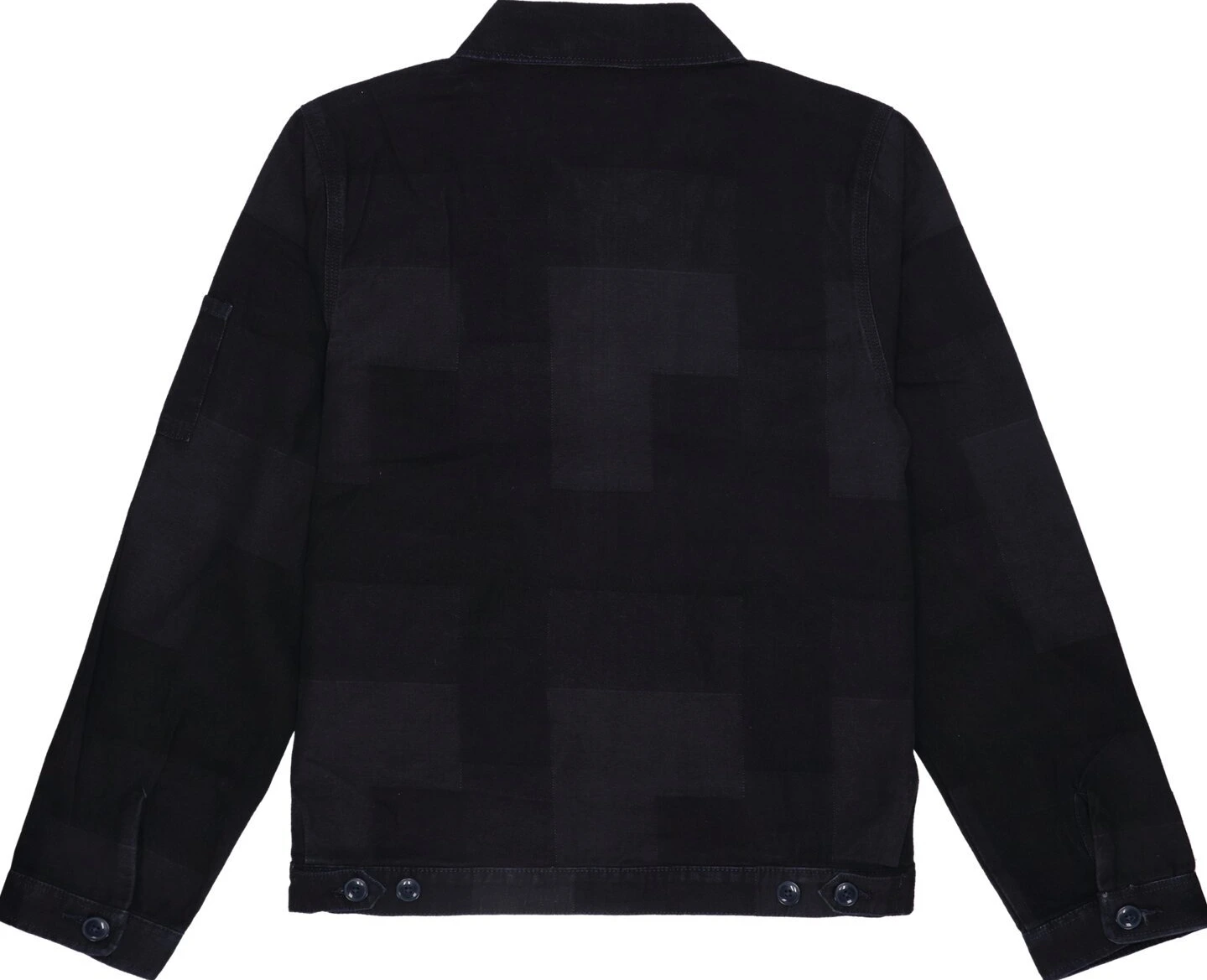 Dickies Jacquard Eisenhower jacket rinsed, Black, 2XL