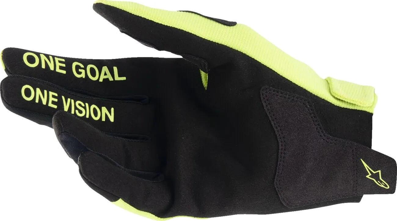 GLOVE YTH RADAR YLW/BK S