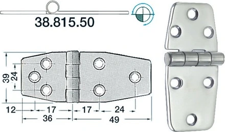 S.S hinge