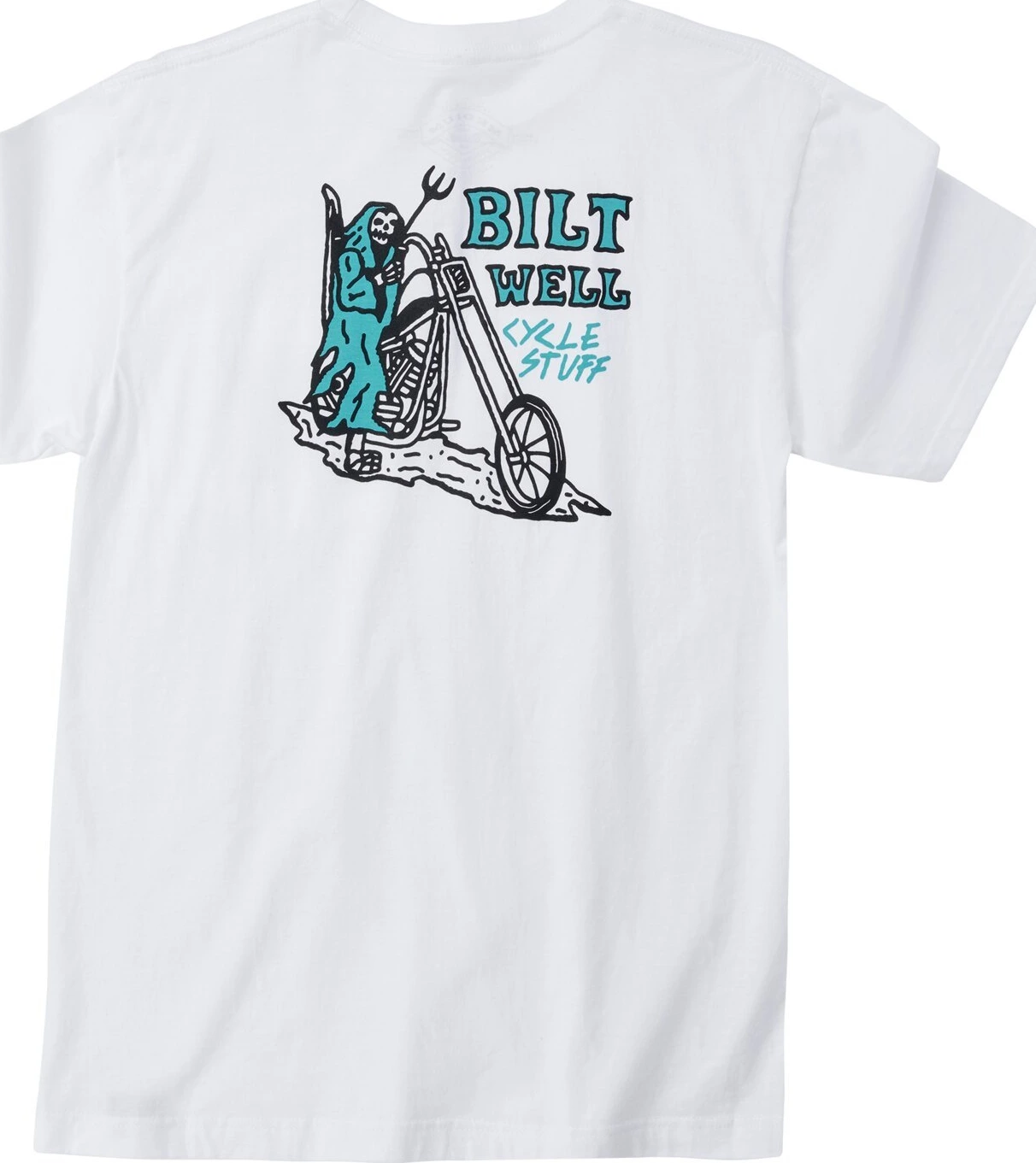 Biltwell Reaper t-shirt, White, S