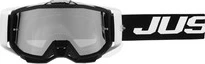 Just1 Goggle Iris 2.0 Logo White - Black Mirror Silver Lens