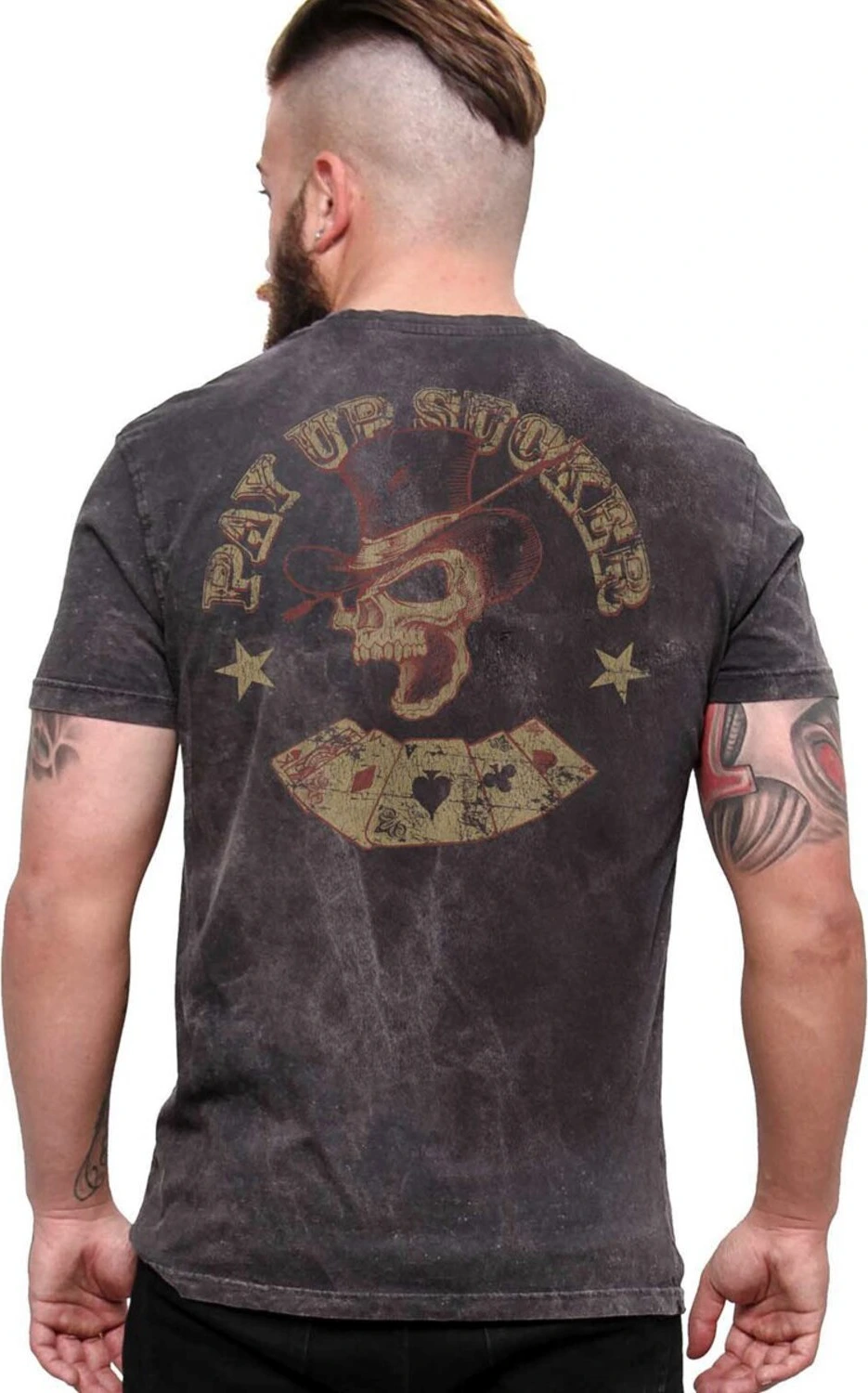 WCC Pay Up Sucker t-shirt, vintage Black, Black, S