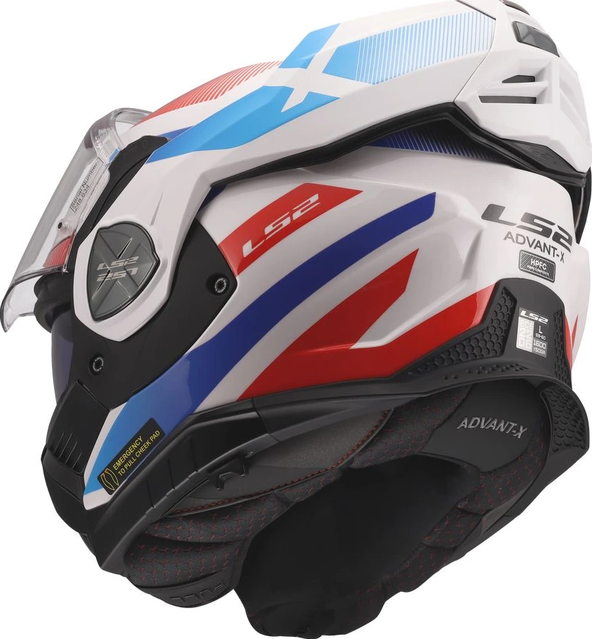 LS2 FF901 ADVANT X NOVA Helmet - White Blue Red, L