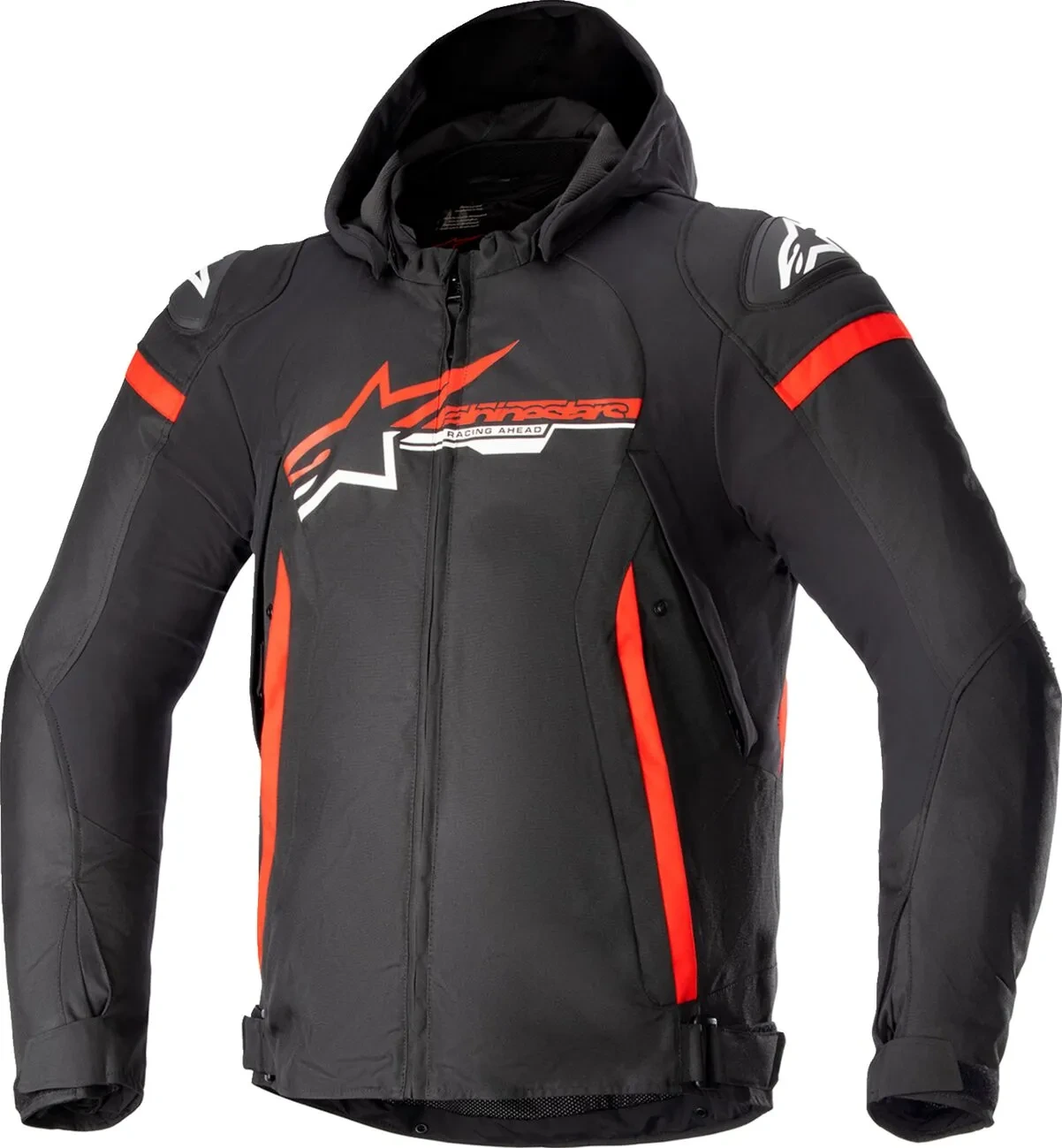 JACKET ZACA WP BK/RD/W S