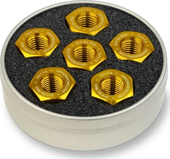 SPKT NUT ALM 10X1.0 GLD