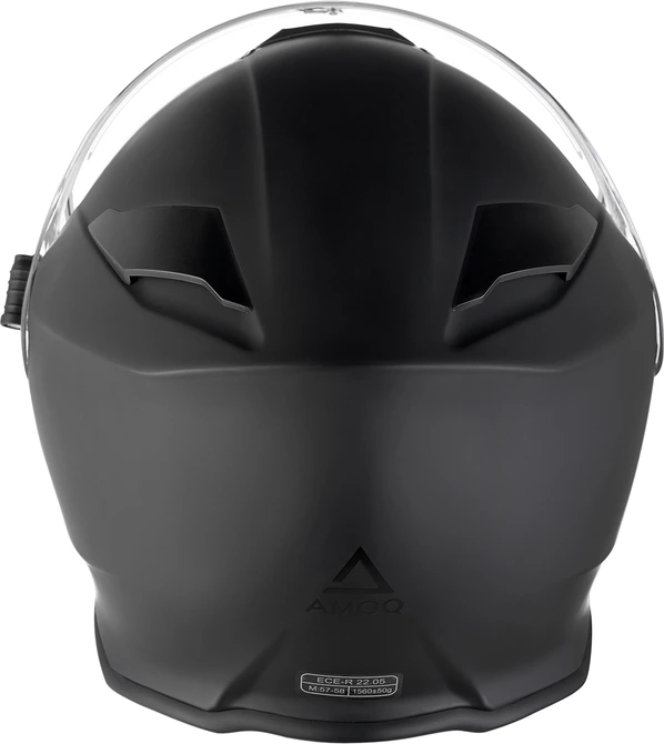 AMOQ Protean Flip-Up Helmet Electric Visor Blackout, XS