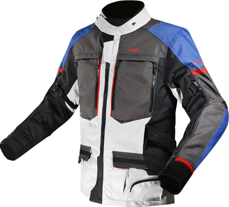 LS2 NORWAY MAN JACKET - S, Blue Black Grey Red