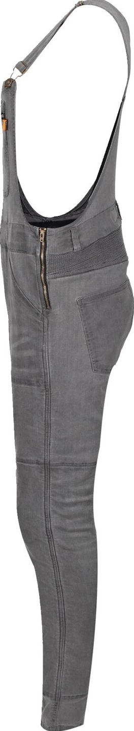 Motogirl Irene Grey "Dungri" overall, Gray, S