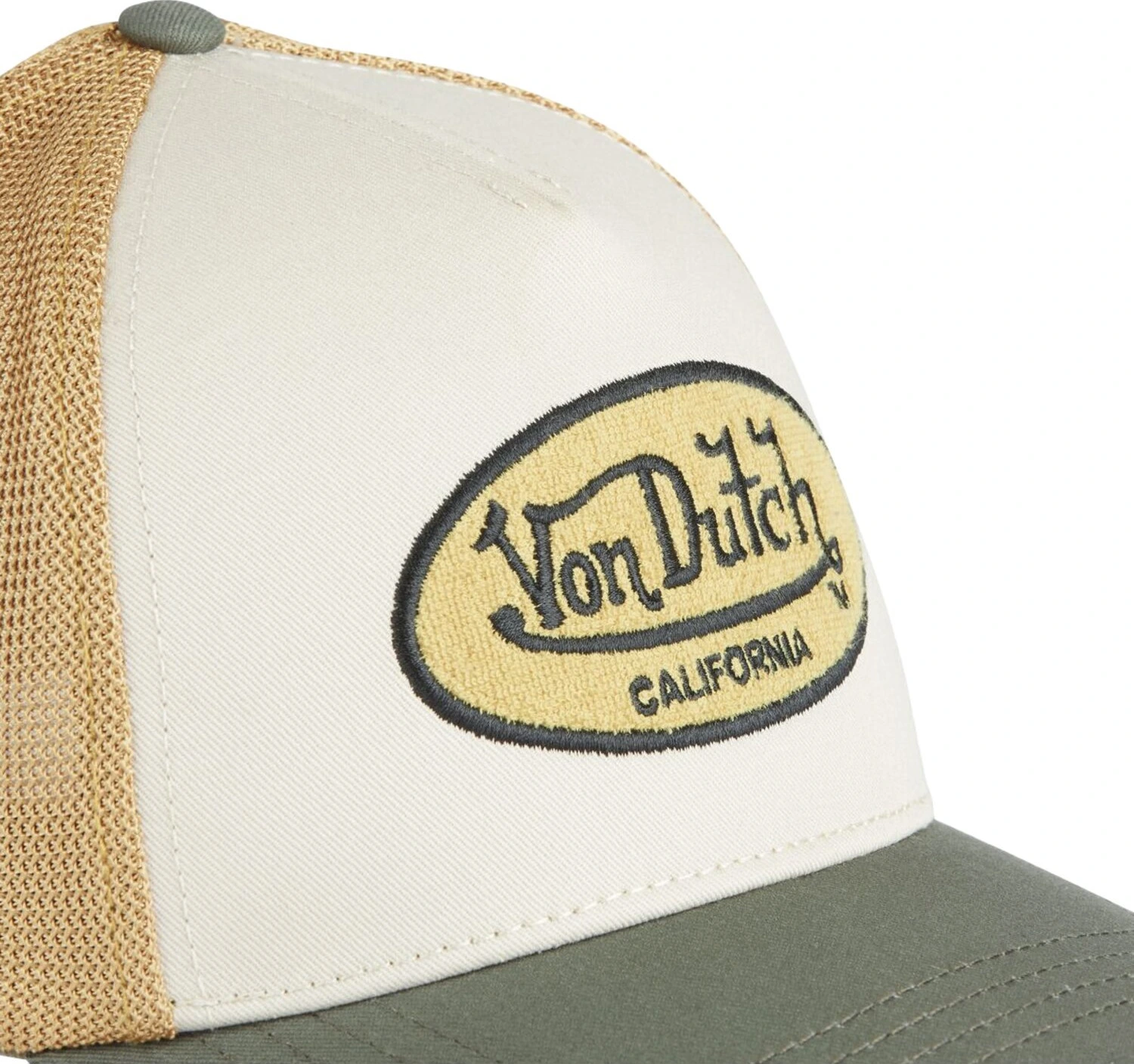 Von Dutch Terry Patch cap, yellow