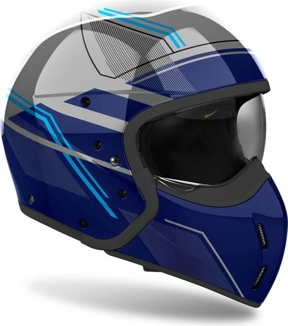Airoh Helmet J 110 Slim Blue Gloss, L