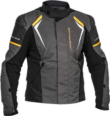 Lindstrands Textile jacket Sandvik Black/orange 46