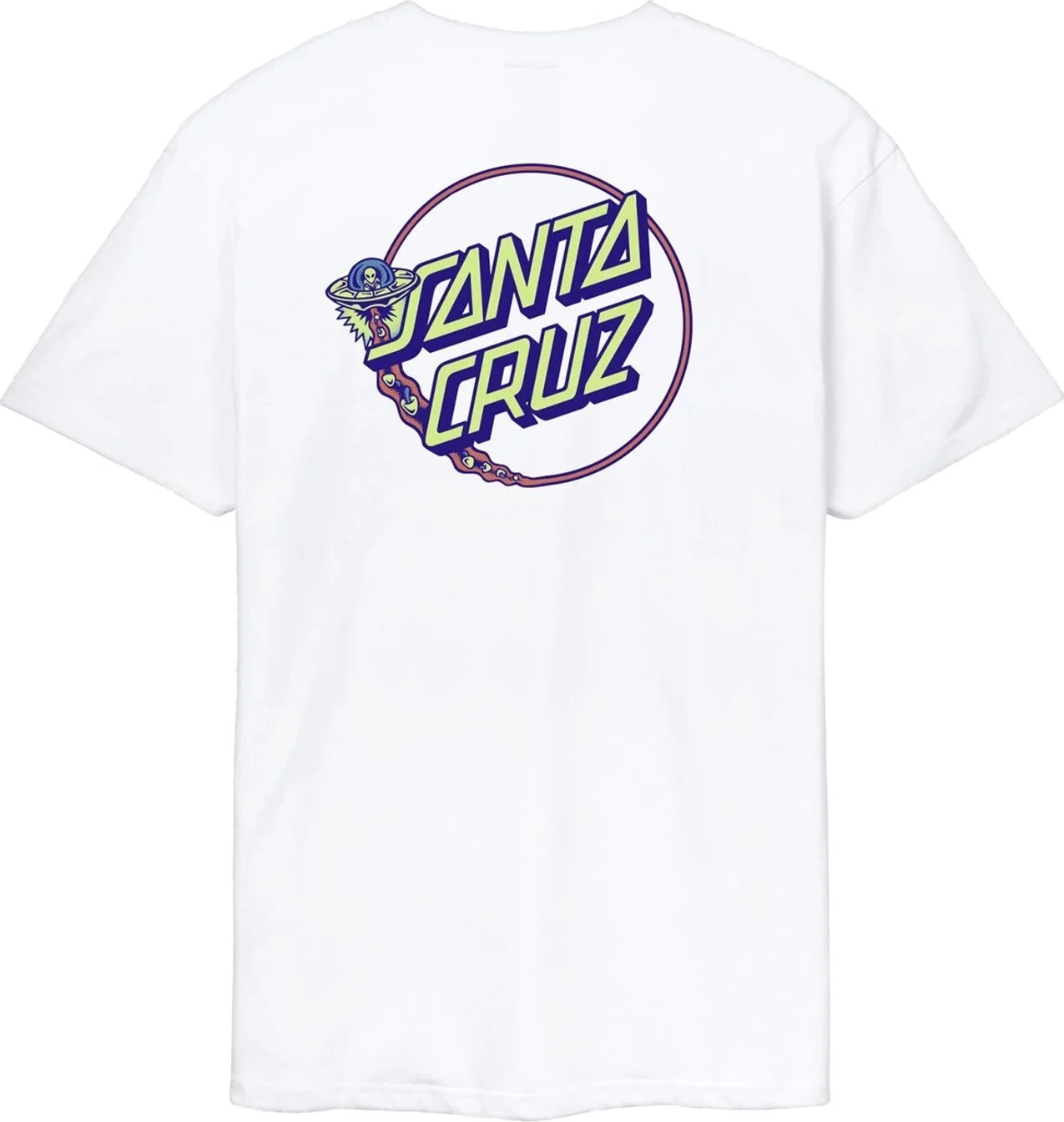 Santa Cruz Winkowski UFO Dot t-shirt, White, S