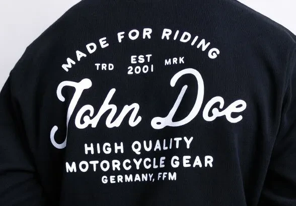 HOODIE JD LETTERING BLACK SM